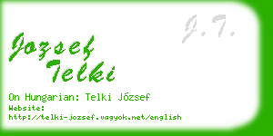 jozsef telki business card